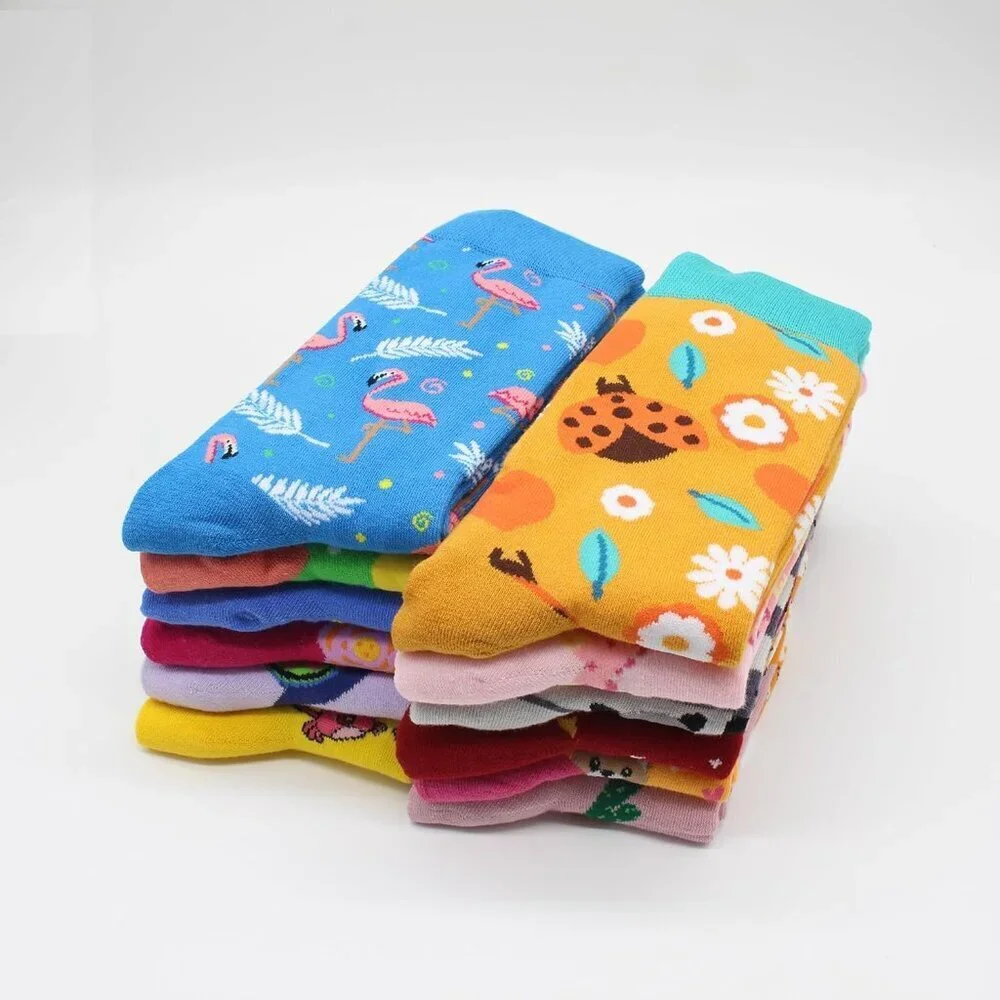 Women Fun Socks Cotton Food Animal Onesize Gift